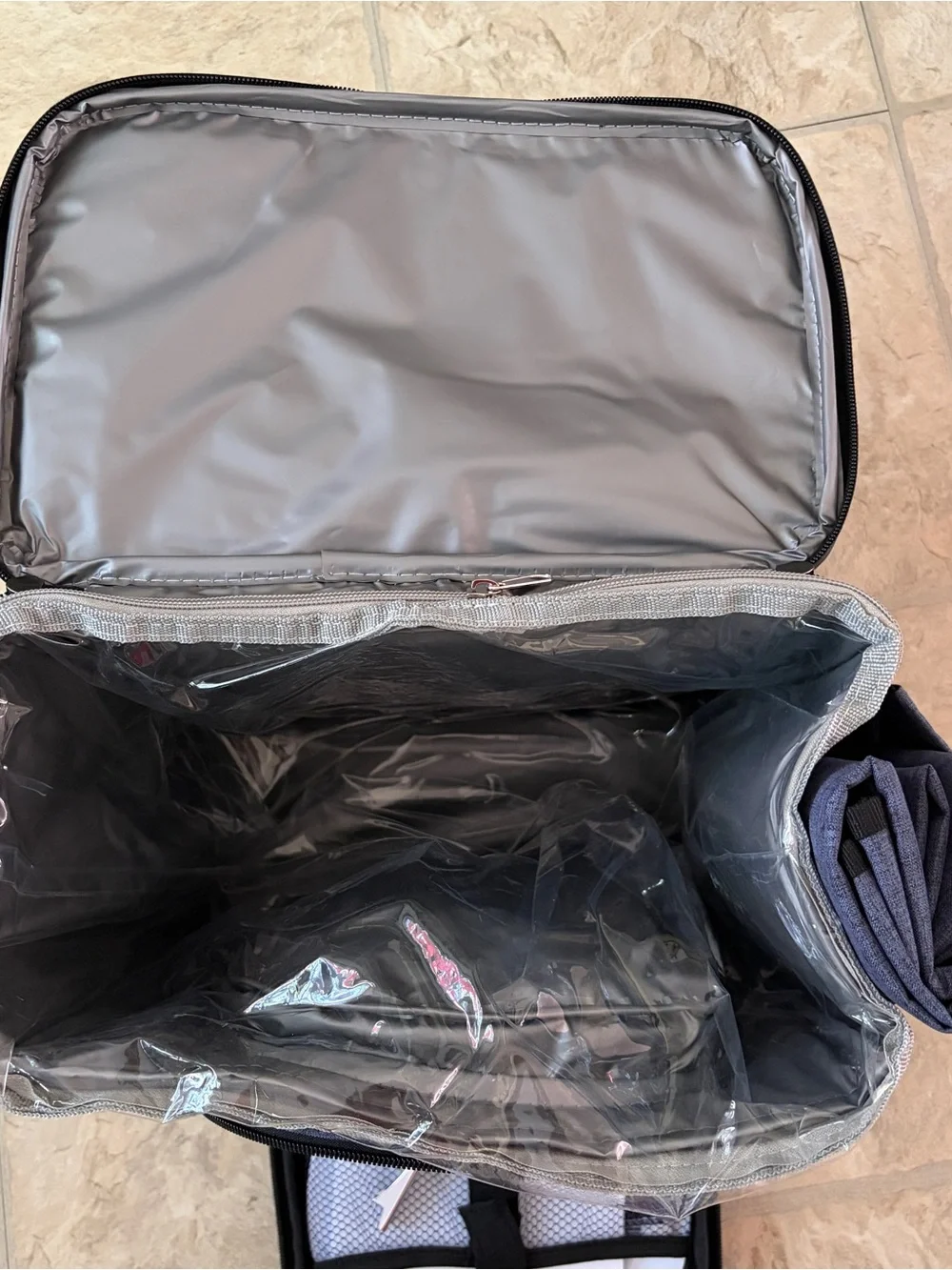 NEW Vogano 4 Person Picnic Backpack Set Insulated Cooler Blanket Travel Bag